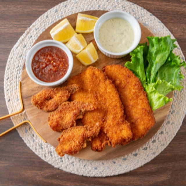 Seafood Combo with Fries.