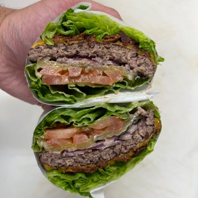 B4. Bacon Cheeseburger.