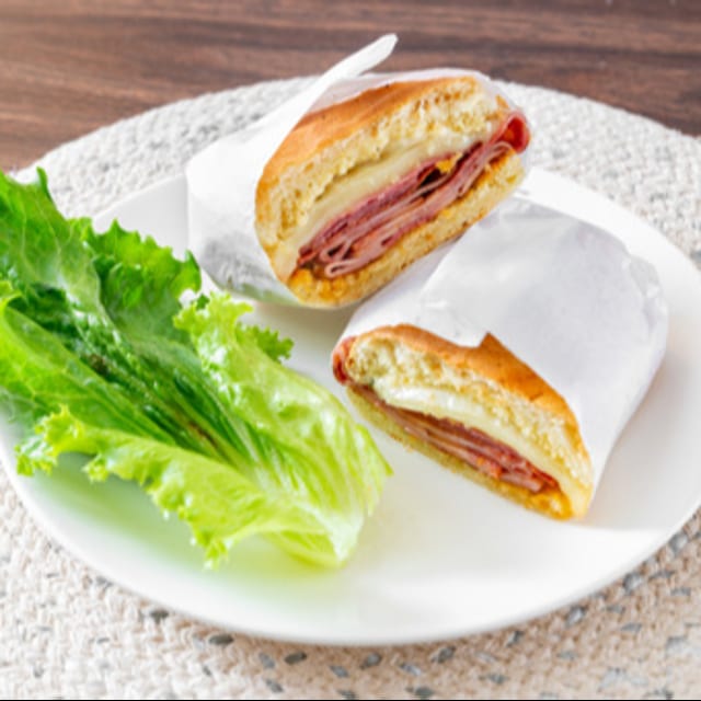 H5.  Savory Pastrami Hot Sub with fries.