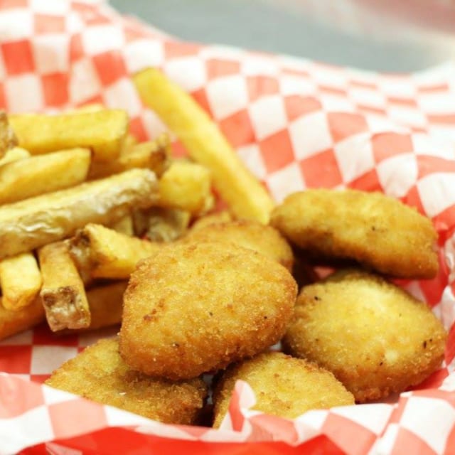 Chicken Nuggets with Fries.